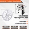 Hiorucet 763RLN B Unit, 763RL B Unit, S0503B000 Bathroom Fan