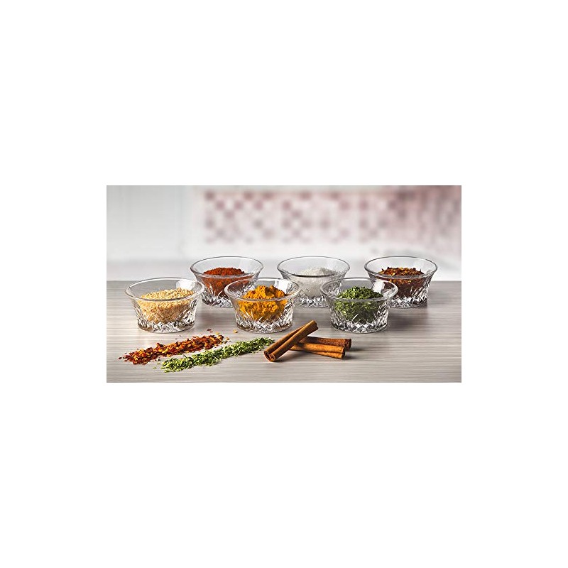 Godinger Bowl Set - Mini Crystal Prep, Dip, Dessert, Bar