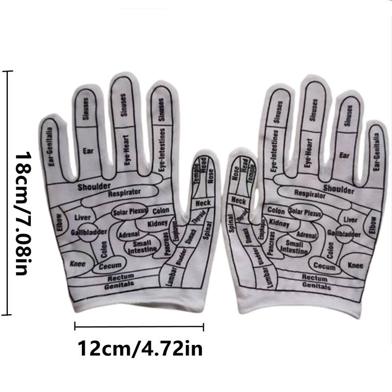 2 Pcs Reflexology Tools Facial Reflexology Tool Reflexology Hand Gloves