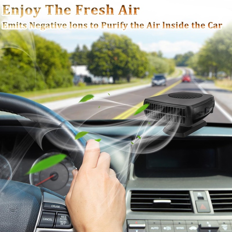 200W Car Heater, 12 Volt Portable Heater for Cars, Auto
