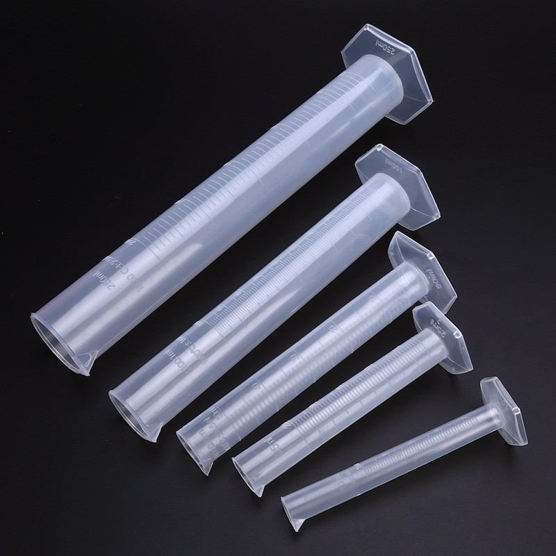 BESTOMZ Plastic Graduated Cylinder 10 ml 25 ml 50 ml
