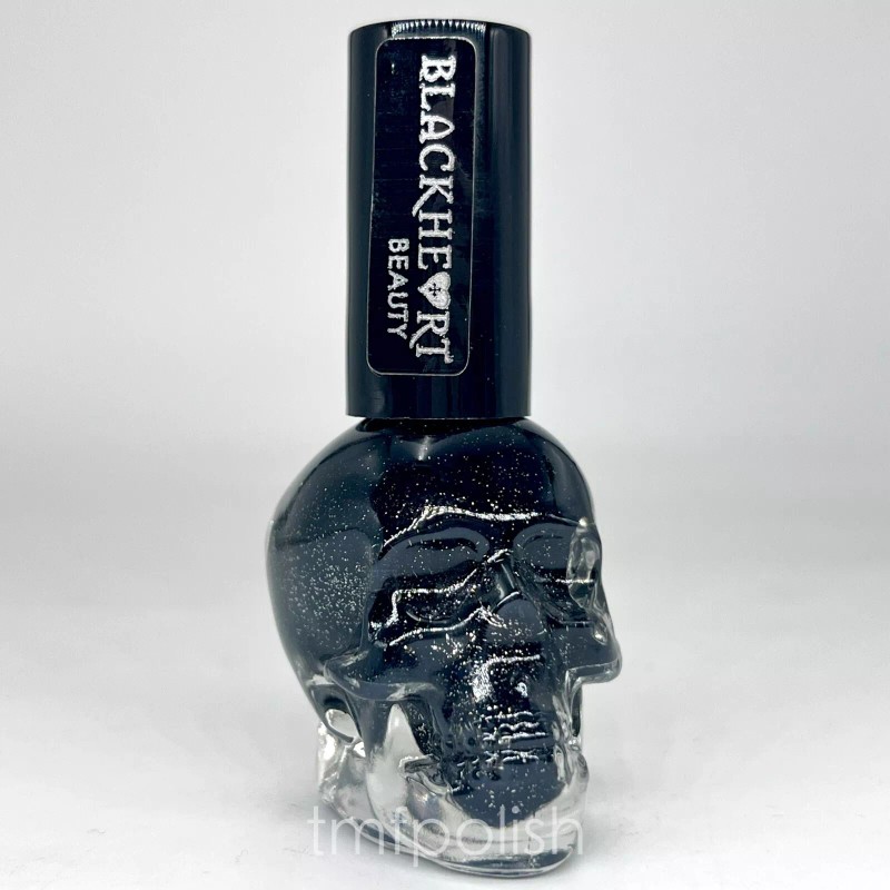 Hot Topic New Hot Topic Blackheart Skull Nail Polish -