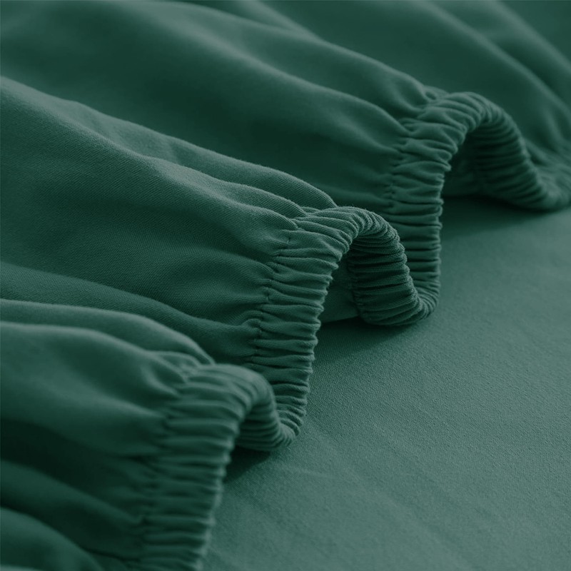 AMEHA King Size Fitted Sheets – Emerald Extra Deep Pocket