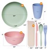 Wheat Straw Dinnerware Sets | Unbreakable Dinnerware Sets | Dishwasher