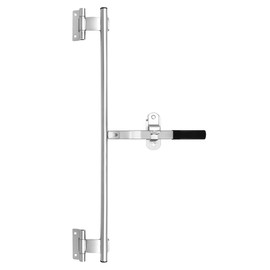QWORK Cargo Trailer Cambar Cam Bar Lock, 36" Trailer Door Latch, Zinc Plated, Folding Ramp Door, RV Hauler, Single Hinge Point & Mounting Hardware