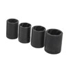 10PCS Twist Impact Socket with 8mm Straight Rod 3/8in Drive