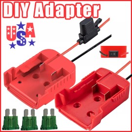 Unbranded NEW Power Wheels DIY Adapter Compatible With Milwaukee M18 Battery 18V Connector - with switch,no Fuse
