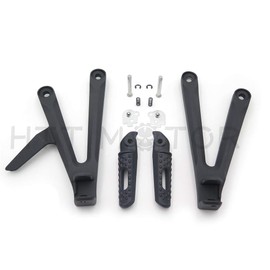 HTTMT MT390-011-BK Black Rear Passenger Foot Pegs Bracket Compatible with Cbr600Rr Rr 2005 2006