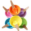 TRIXES Set of 6 Ice Cream Dessert Bowls and Matching
