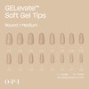 OPI GELevate Soft Gel, Nail Tips | Round Shape Extensions