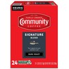 Community Coffee Signature Blend 24 Count Coffee Pods, Dark Roast,