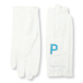 Puma Golf Gloves, Women's W P Gloves (Both Hands), bright white/silver sky