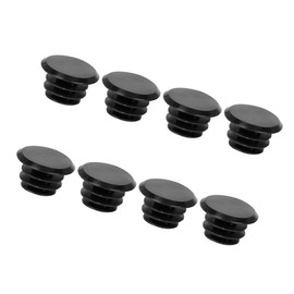 Hihaha Bike End Plugs/for Bike/Plastic / 8 Pcs Black