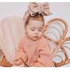 GEZISAN Baby Headbands Waffle Hairband with Bows for Baby Girls