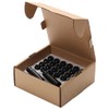 Acorn M14x1.5 Black Lug Nuts - 2" Tall, Set of