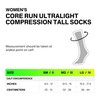 CEP - Lightweight Running Socks with Compression for Women, Ultralight