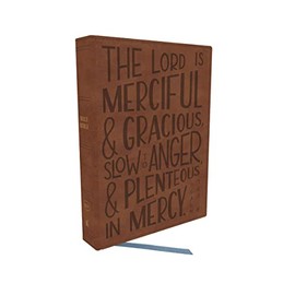 KJV, Journal Reference Edition Bible, Verse Art Cover Collection, Leathersoft, Brown, Red Letter, Comfort Print: Let Scripture Explain Scripture. Reflect on What You Learn.