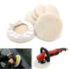 6pcs 7-inch Buffing Pads Car Bonnet Buffing Waxing Pad Kit