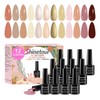 Esmalte En Gel Semipermanente Manicura Profesional 12 Colors