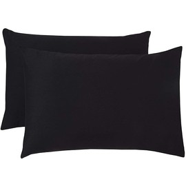 Egyptian Cotton 200 Thread Count Pillow Cases 2 Pack (Black)