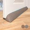 SYIPO Triangle Door Draft Stopper，35.4" Weighted Under Door Draft Blocker