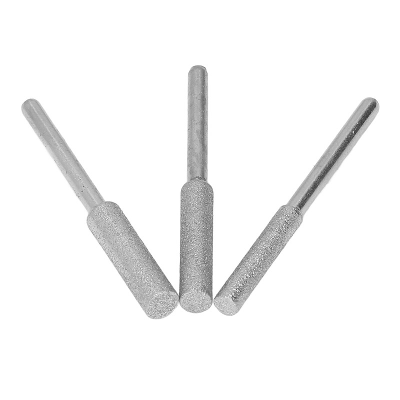 30Pcs Chainsaw Sharpener Stone 4.0mm 4.8mm 5.5mm Emery Grinding File