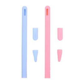 Hemobllo 2 Piezas Cubierta De Punta Funda para Lápiz Táctil Cubierta De Lápiz Óptico Stylus Pen Tips Manera Capa Caso De Lápiz Táctil Segunda Generación Gel De Sílice Tapa De Punta