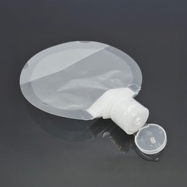 Globalon Travel Portable Flip Lid Round Sample Pouch Pack 50ml