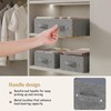 ENUMAIL Collapsible Storage Boxes, Fabric Cloth Organizer Baskets, Cube Bins