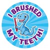 Pack of 144 Dinosaur Teeth Brushing Reward Stickers (30mm) Teeth