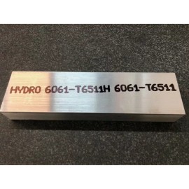 HYDRO 1-1/2" X 3" ALUMINUM 6061 FLAT BAR SOLID 12" Long Bar Stock