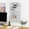 PAG Hanging Wall File Holder Organizer Mail Sorter Literature Rack