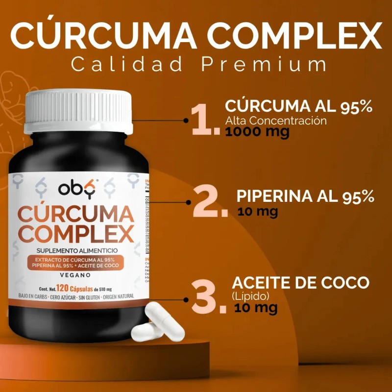 Turmeric Curcuma Aceite Coco Pimienta Negra Extracto Raiz Organica Estandarizada