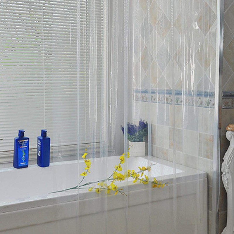 MAXIDEA Clear Shower Curtain Liner 72x72 inch - PEVA 8