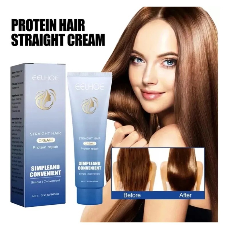 Mzhl - Crema Para Alisar El Cabello Para Hombres Y