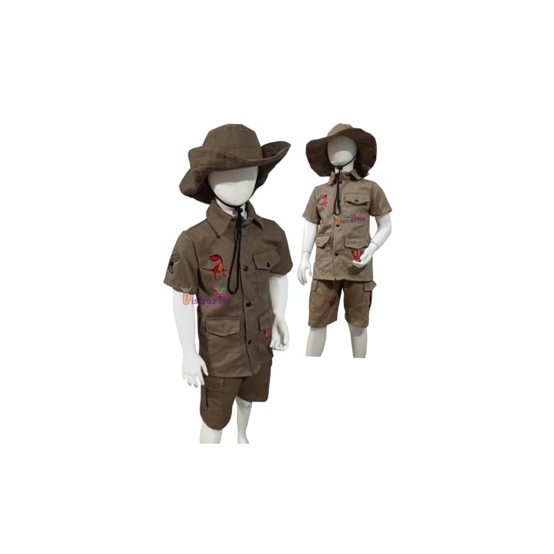 Disfraz Explorador Cazador de Dinosaurios Infantil de 2 a 8