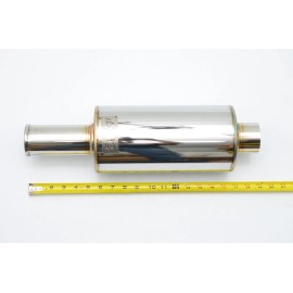 1320 Performance Spoon STYLE LONG TIP 2.5 INCH MUFFLER FITS EG EK DC2 COUPE 4DR