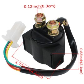 Yerbay Starter Relay for Yamaha XJ550 XT600 XJ650 XJ750 XJ900 Dirt Bike