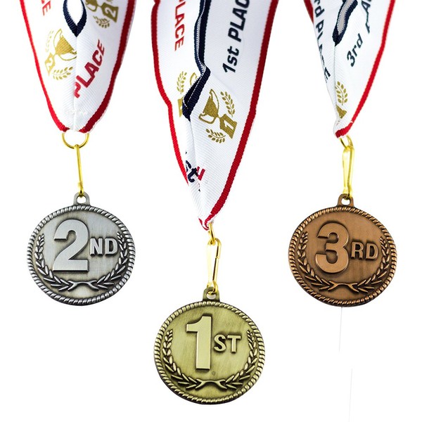 All Quality 1st 2nd 3rd Place High Relief Award Medals