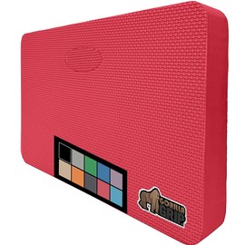 Gorilla Grip Extra Thick Kneeling Pad, Supportive Soft Foam Cushioning for Knee, Water Resistant Construction for Gardening, Bathing Baby, Workout Supplies, Lightweight, Garden Work Gifts, Red