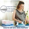 ZIRONG Funda para Burro de Planchar, 147 x 48 CM,
