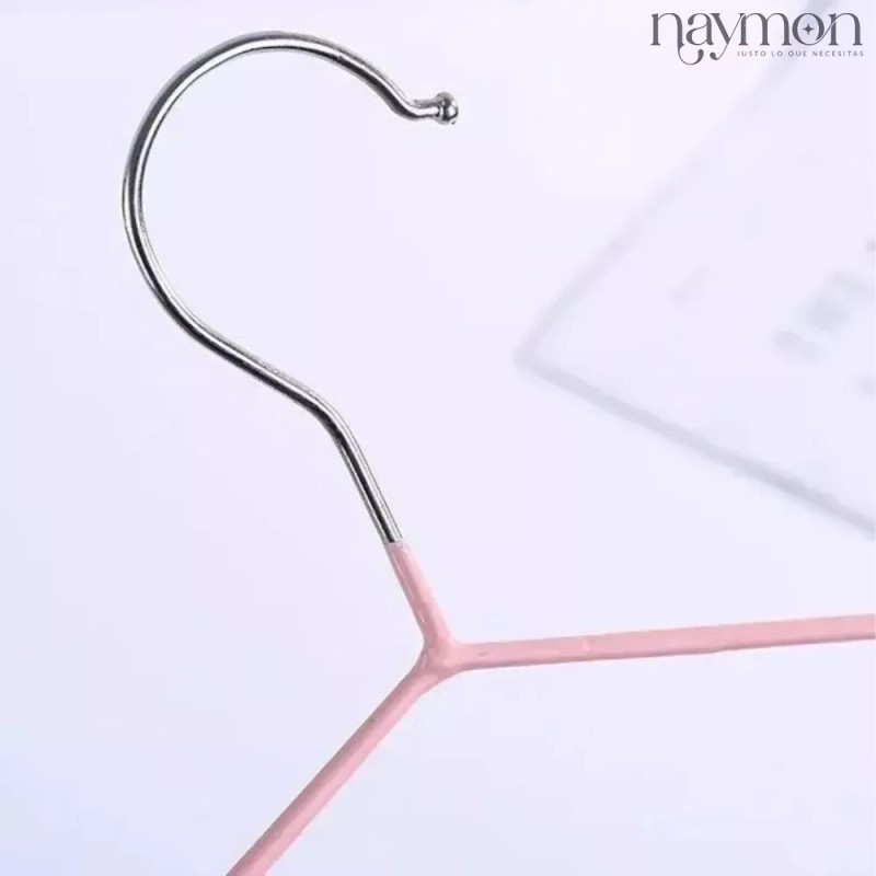 Naymon 10 Ganchos Ropa Alambre Acero Inoxidable Niños Bebe Infantil