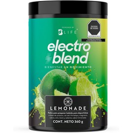 Electrolitos en Polvo Sin Azúcar Añadida 60 servicios Hidratación y Recuperación Física Más de 80 Minerales, Citrato de Magnesio y Potasio. Sabor Limonada 360 gramos. Electroblend. B Life