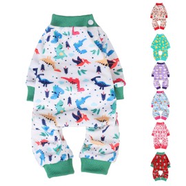 BEAUTYZOO Stretchy Dog Pajamas for Small Medium Dogs,Velvet Soft Dog Clothes for Winter Cold Days,Collar Adjustable Pullover Pjs Onesies Outfit,Jacket for Cats Boy Girls,Dachhund French Bulldog Shirt