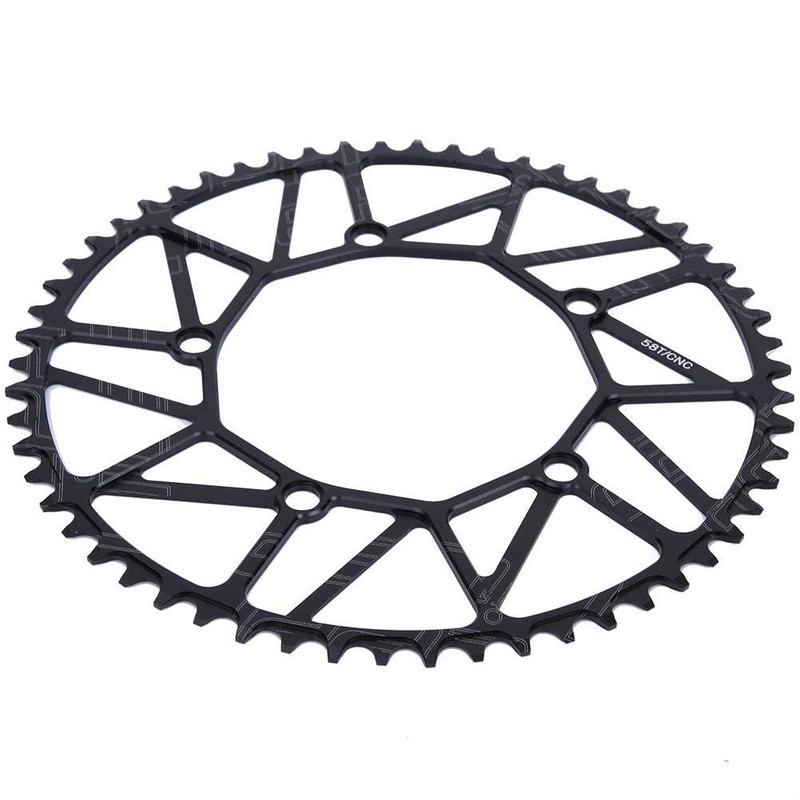 Bicycle Chainwheel 50/52/54/56/58T 130BCD Bicycle Single Speed Chainring Bicycle Road