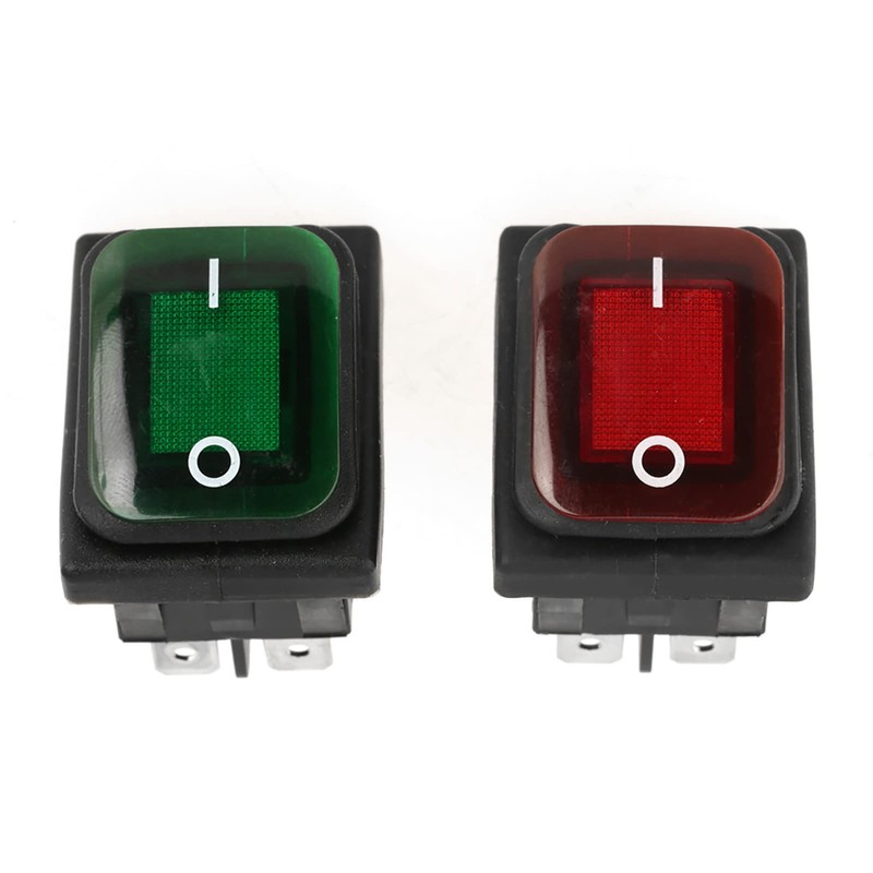 4 Pack IP67 Waterproof Rocker Switch 4 Pin 2 Position