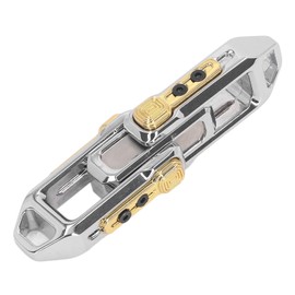 Pyhodi Magnetic Metal Fidget Toy,Metal Magnetic Hand Double Push Slider Fidget Slider Stress Relief Toys Men EDC Fidget Toys Touch