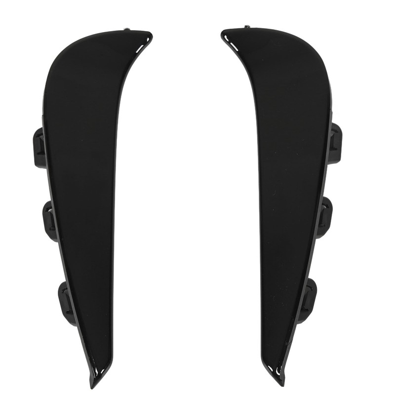 Gloss Black Front Bumper Fog Grille Ari Vent Cover Trims