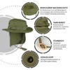 Miltec British Military Style Olive Drab Rip Stop boonie Hat