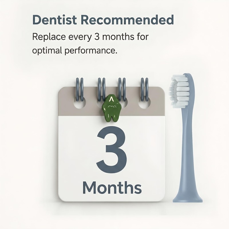 10 Pack Replacement Toothbrush Heads Compatible with Suri Sonic Electric